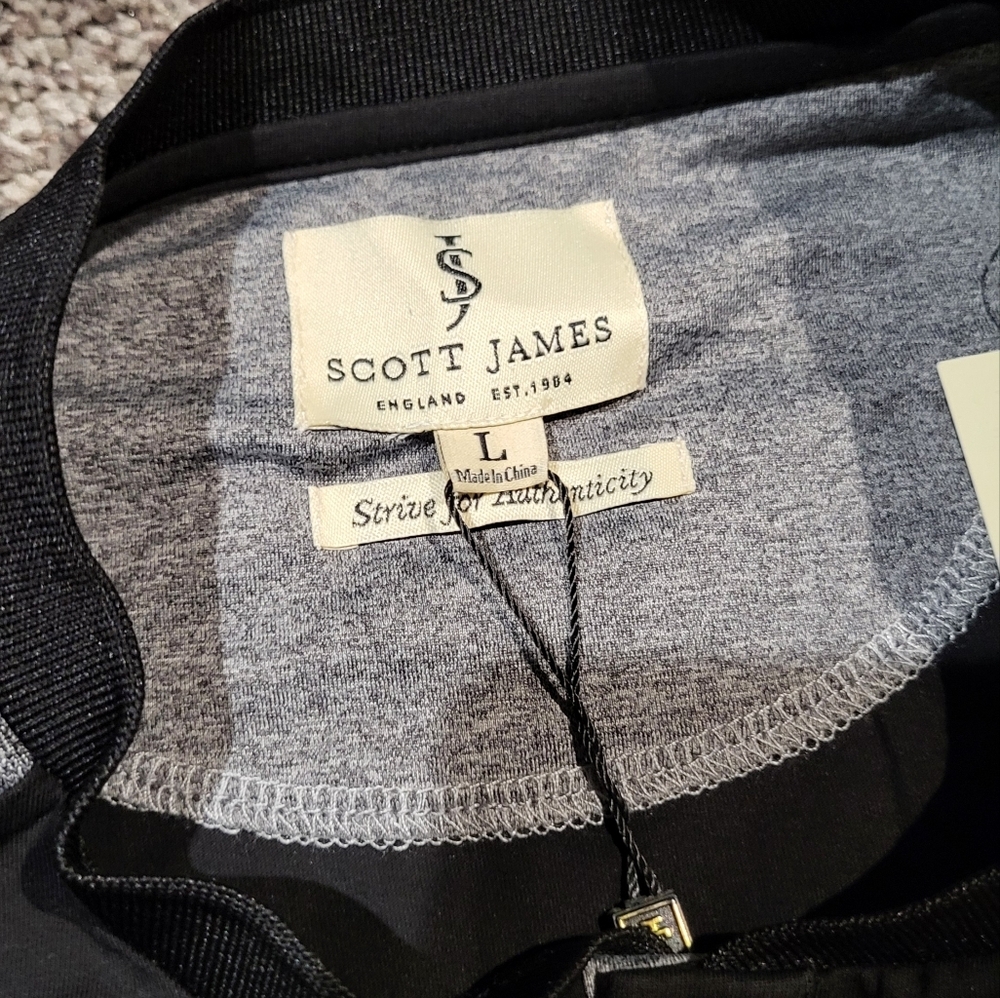 Scott James Mens Designer Tee- Size Large - Picture 2 of 4